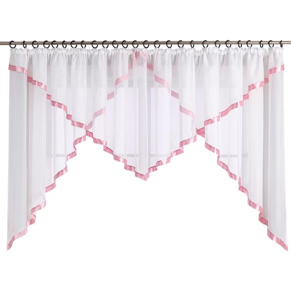 Joyswahl Scheibengardine Claudia, Kräuselband, transparent, Voile günstig online kaufen