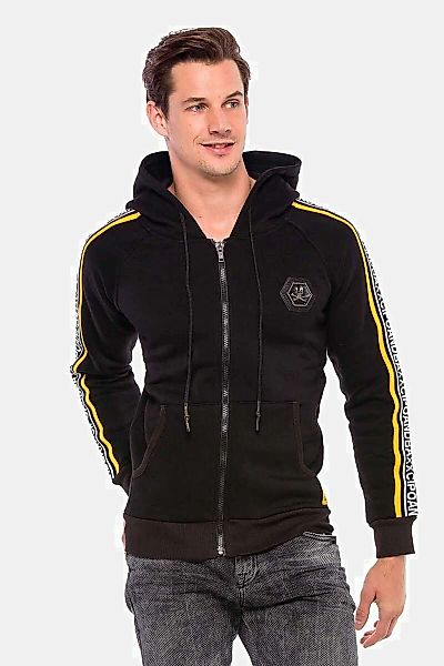 Cipo & Baxx Sweatjacke "Sweatjacke" 1 Stk. tlg. mit Reißverschluss, CL363 günstig online kaufen