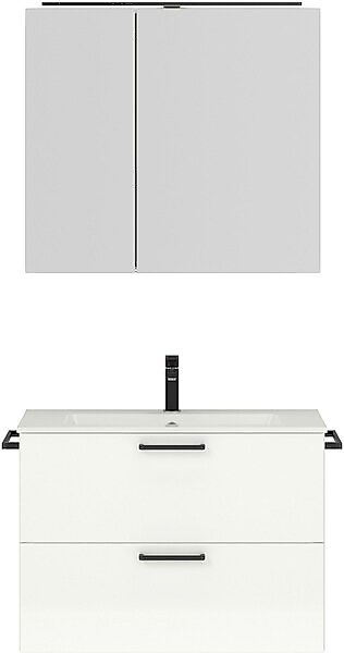 nobilia® Badmöbel-Set »Tolvina« vormontiert, mit Soft-Close, 2 Stk. tlg. günstig online kaufen