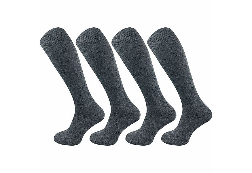 GAWILO Kniestrümpfe für Herren aus Baumwolle - extra weich & ohne drückende günstig online kaufen
