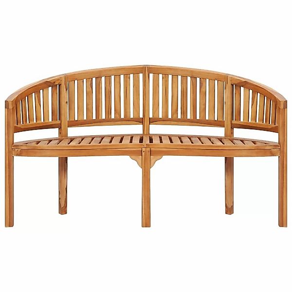 Bananenbank 151 Cm Massivholz Teak günstig online kaufen