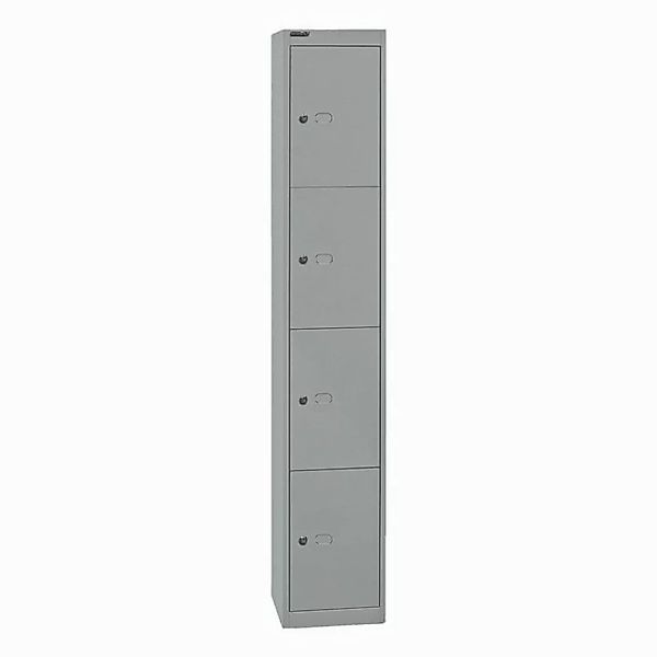 Bisley Garderobenschrank Garderobenschrank 4 Fächer silver. günstig online kaufen