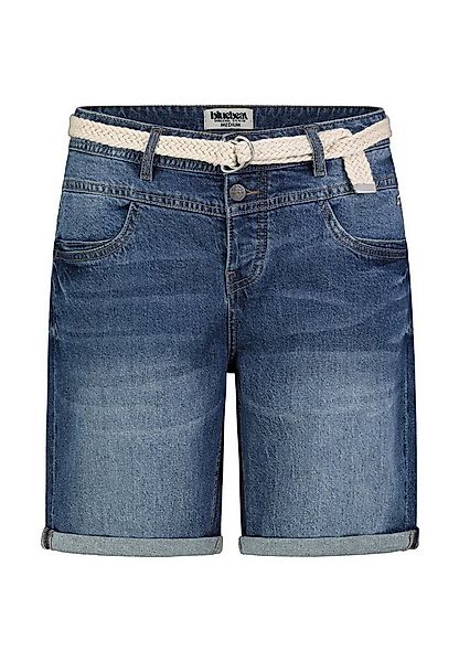 SUBLEVEL Jeansbermudas Damen Denim Bermuda mit Gürtel Sommerhose, Denim Ber günstig online kaufen