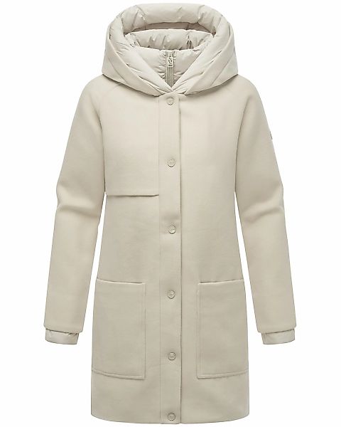 Navahoo Kurzmantel "Flauschwunder 14", Damen Mantel in Wolloptik mit abnehm günstig online kaufen