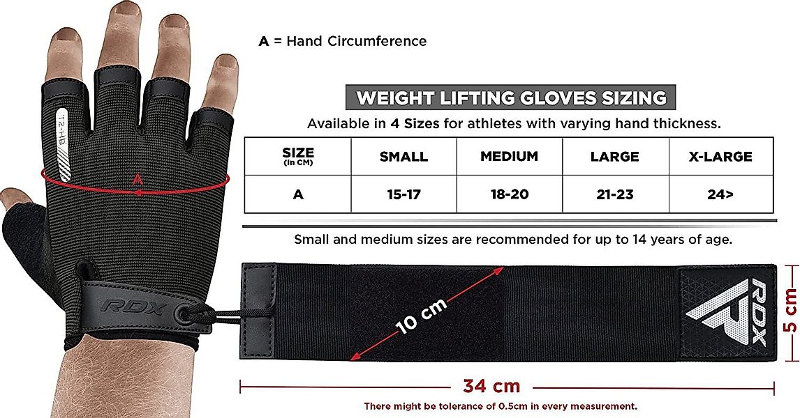 RDX Trainingshandschuhe RDX Gewichtheberhandschuhe, extra dehnbare günstig online kaufen