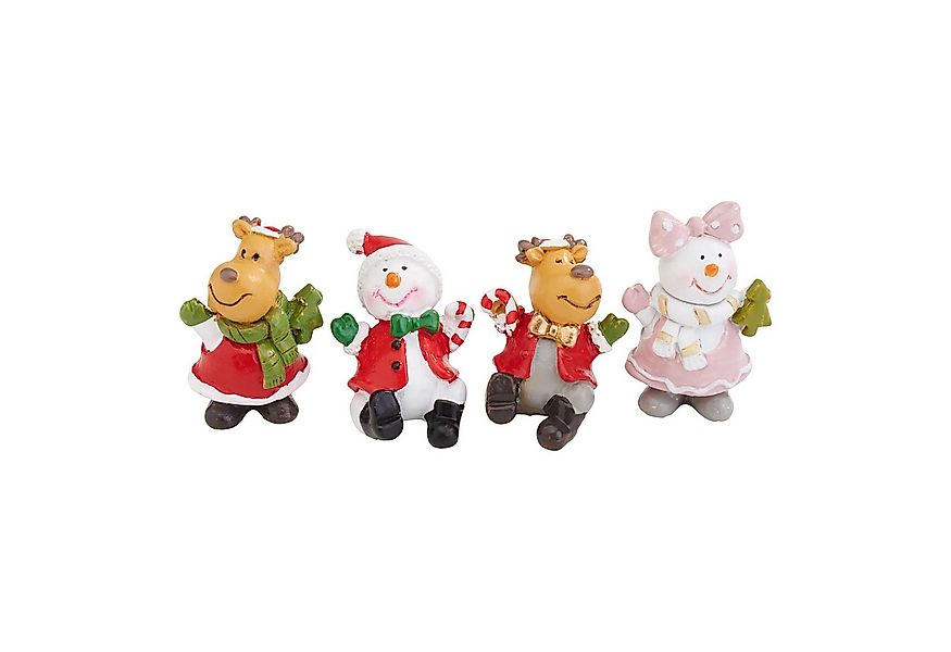 VBS Dekofigur X-Mas Greetings (4 St), 4 Stück günstig online kaufen