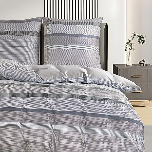 TRAUMSCHLAF Bettwäsche Streifen, Mako Satin, 3 günstig online kaufen