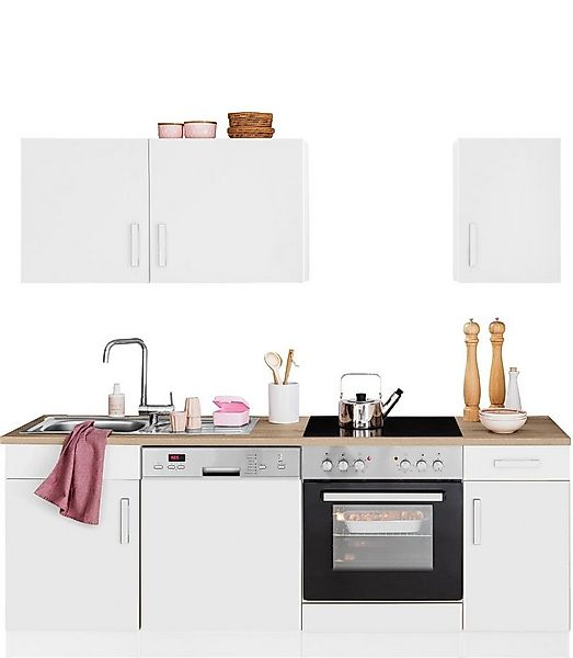 KOCHSTATION Küchenzeile KS-Gera, Breite 210 cm, wahlweise mit E-Geräten, mi günstig online kaufen