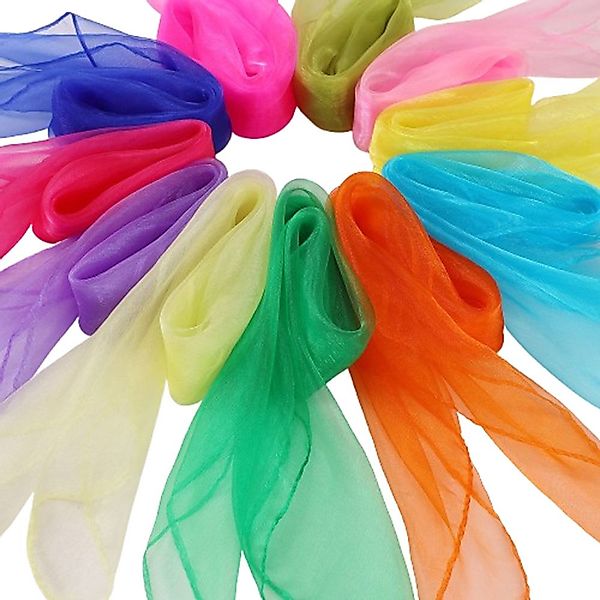 CLTYQ Lernspielzeug 23 Stück Jongliertücher, Chiffontücher günstig online kaufen