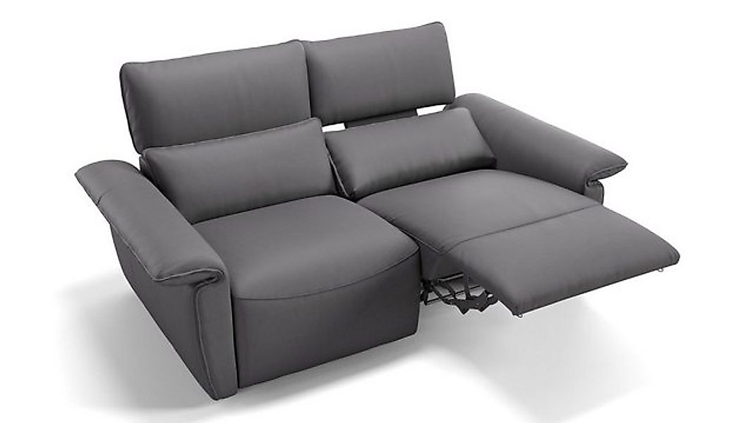 Sofanella 2-Sitzer Leder MERIDA, Relaxsofa, Designsofa, Designer Couch, Ita günstig online kaufen