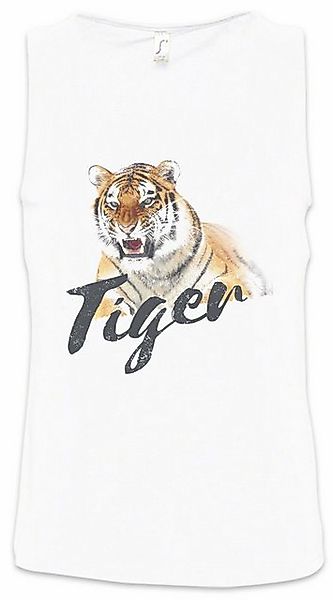Urban Backwoods Tanktop Tiger Ärmelloses T-Shirt Tigers Tattoo Asia White A günstig online kaufen