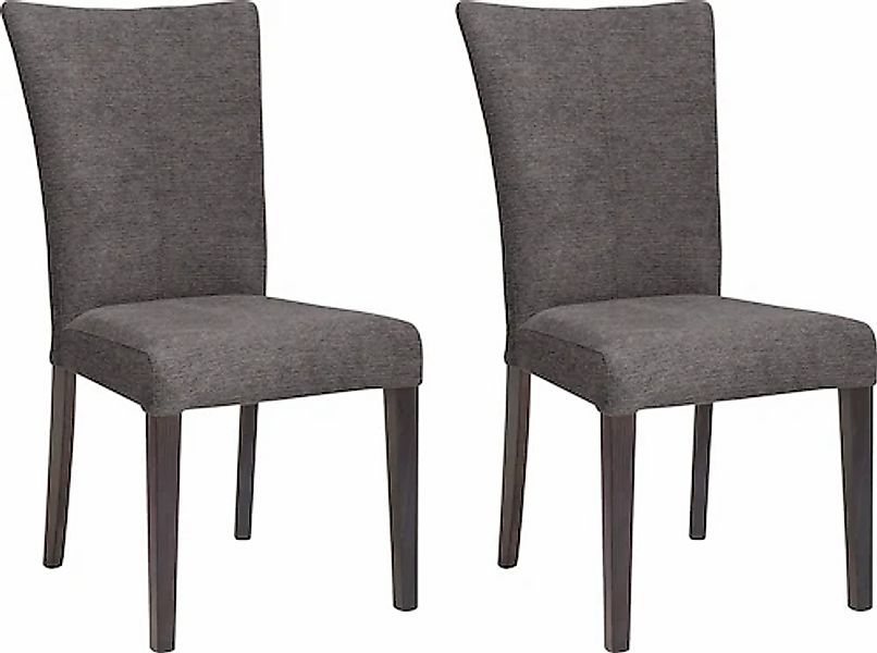 Home affaire 4-Fußstuhl »Aspen«, (Set), 2 St., Softstruktur, Beine aus mass günstig online kaufen