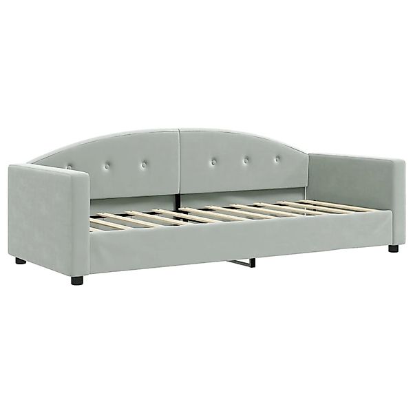 vidaXL Tagesbett Hellgrau 80x200 cm Samt1842750 günstig online kaufen