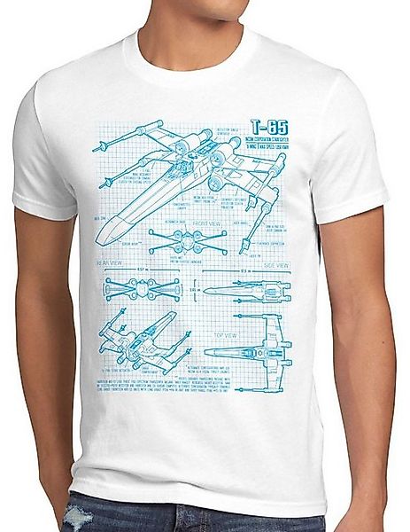 style3 T-Shirt T-65 Jäger wing star krieg wars imperium der sterne vader günstig online kaufen
