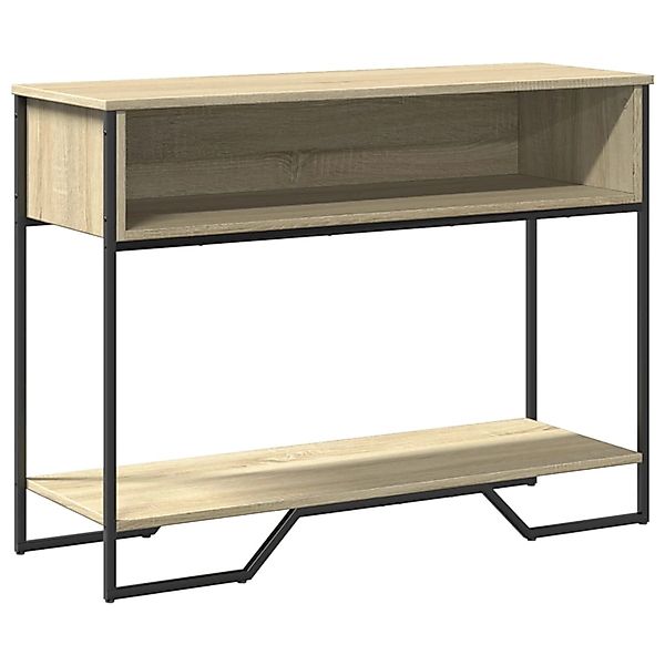 vidaXL Konsolentisch Sonoma-Eiche 100x35x74,5 cm Holzwerkstoff 848530 günstig online kaufen