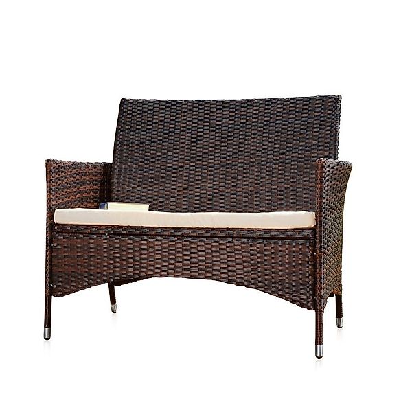 Feel2Home Gartenbank Gartenbank Sitzbank Rattanbank Polyrattan günstig online kaufen