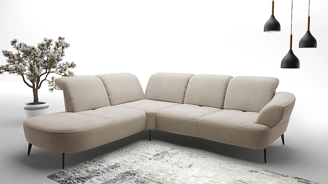 sit&more Ecksofa »Dance, L-Form, inkl. Sitztiefenverstellung« inkl. Click&S günstig online kaufen