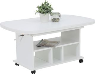 HELA Couchtisch, auf Rollen, höhenverstellbar und günstig online kaufen