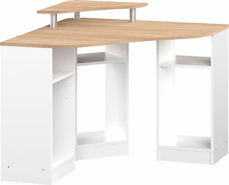 TemaHome Schreibtisch »Corner«, Melamingestell, Tischplatte in untersch. Fa günstig online kaufen