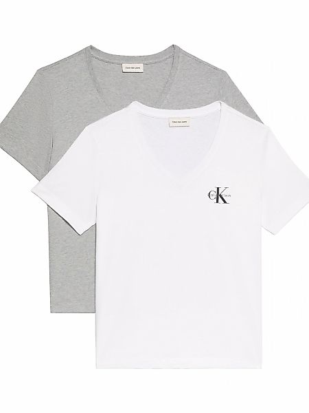 Calvin Klein Jeans T-Shirt "A- Logo VN 2 pack Tee" Packung, 2er-Pack, 2 Stk günstig online kaufen