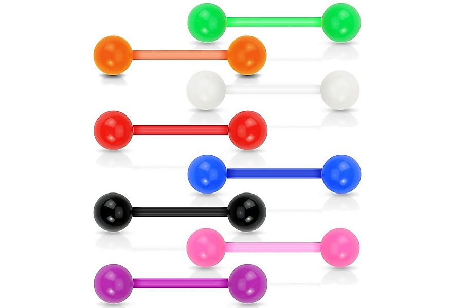 viva-adorno Brustwarzenpiercing Zungenpiercing Barbell Piercing Stab Zungen günstig online kaufen