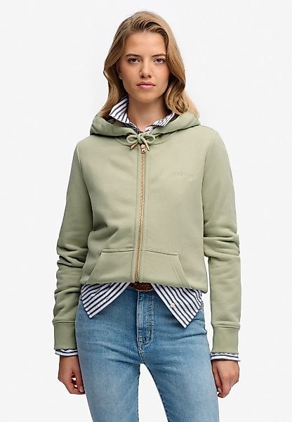 Superdry Kapuzensweatjacke "Essential Logo Ziphood Hb" Mit Logostickerei günstig online kaufen