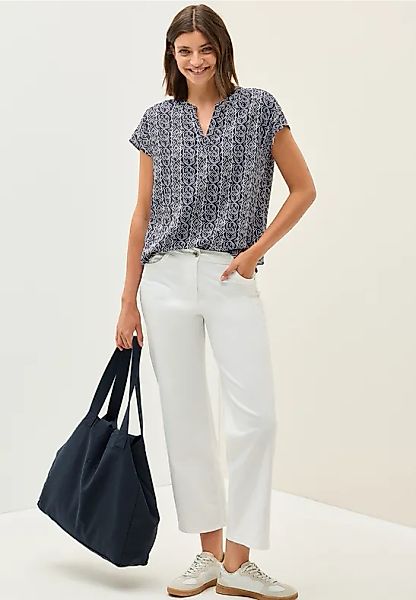 CECIL Kurzarmbluse mit All-Over Print günstig online kaufen