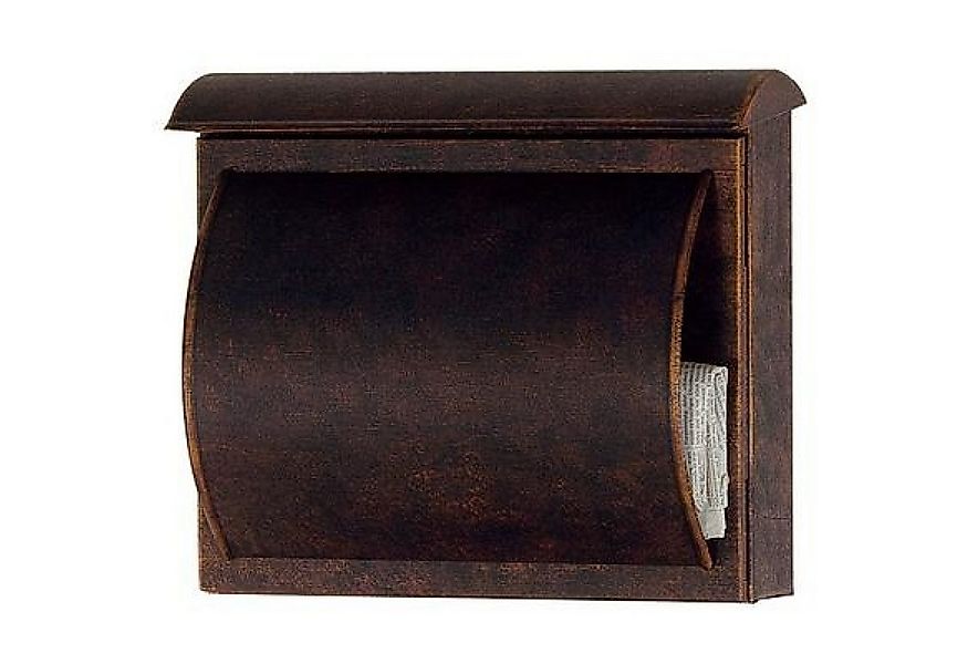 Heibi Metall Briefkasten Heibi Briefkasten QUELO mit Zeitungsfach Stahl bra günstig online kaufen