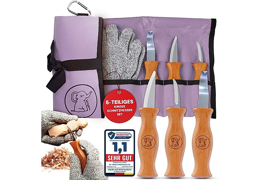 Eli Taschenmesser Schnitzmesser Kinder - Kindermesser - Schnitzset - Kinder günstig online kaufen