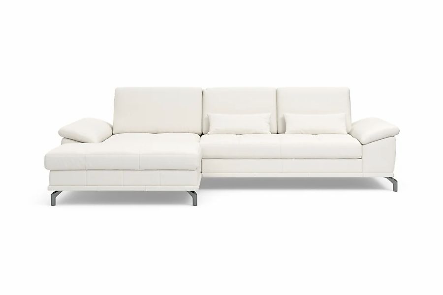 PLACES OF STYLE Ecksofa »Costello L-Form, B: 301 cm mit Sitztiefen-, Armtei günstig online kaufen