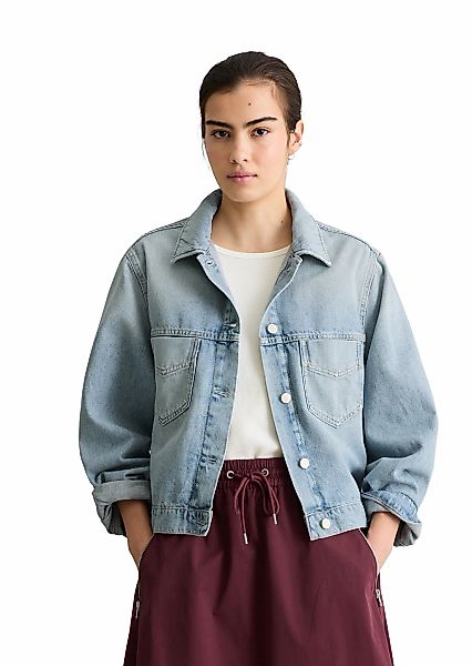 Marc OPolo DENIM Jeansjacke "aus reiner Baumwolle" ohne Kapuze günstig online kaufen