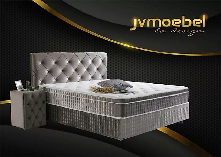JVmoebel Bett, Möbel Luxury Modern Betten Polster Chesterfield Schlafzimmer günstig online kaufen