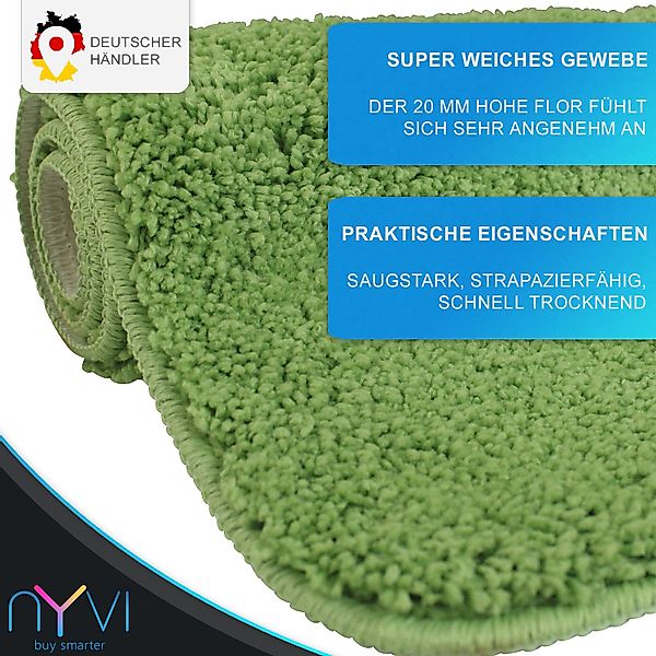 NYVI Badematte WC Vorleger mit Ausschnitt günstig online kaufen