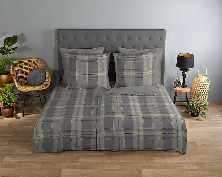 good morning Wendebettwäsche "Jacoba" 2 Stk. 100% Baumwolle, Renforcé, Reiß günstig online kaufen