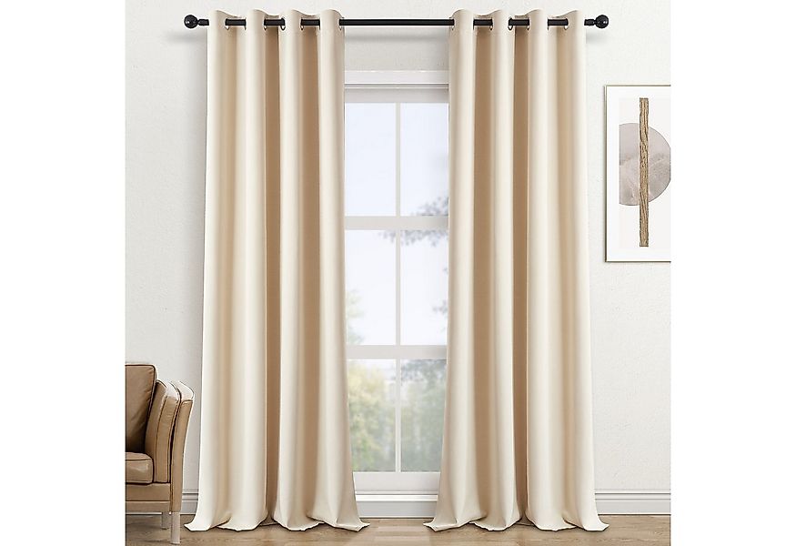 Topfinel Gardine Verdunkelungsvorhang 2er-Set Gardinen Wärmeisolierend Blic günstig online kaufen