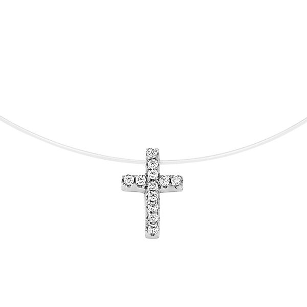Smart Jewel Collier Anhänger Kreuz, Silber günstig online kaufen