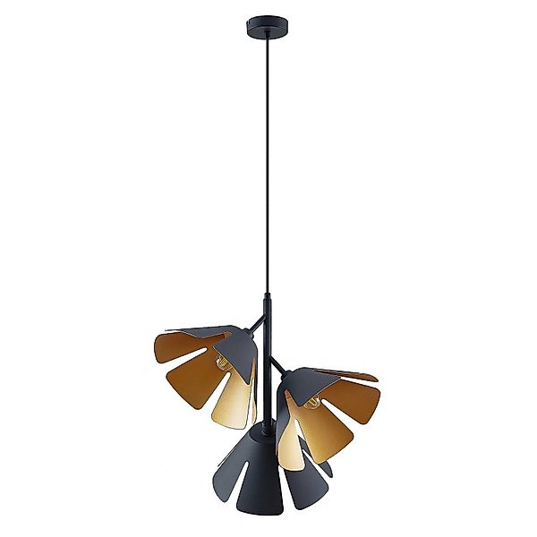 Lucande Pendelleuchte Jemmily 9639572 Design Modern in Schwarz aus Aluminiu günstig online kaufen