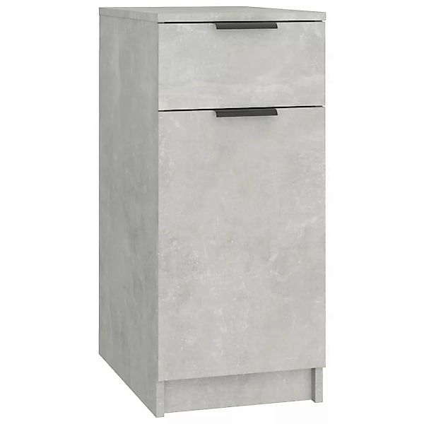 vidaXL Schreibtischschrank Betongrau 33,5x50x75 cm Holzwerkstoff günstig online kaufen