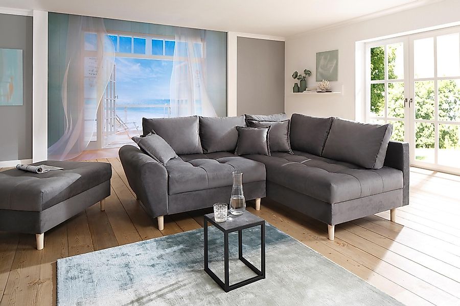 Home affaire Ecksofa "Rice L-Form, B: 223 cm - OTTO. Verlässliche Qualität. günstig online kaufen