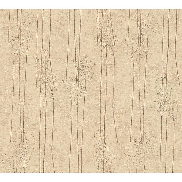 Bricoflor Tapete Pampasgras Beige Creme Helle Vliestapete Im Hygge Stil Mod günstig online kaufen