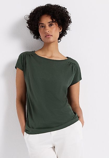 STREET ONE Shirttop mit Raffung günstig online kaufen