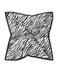 MayTree Seidentuch quadratisch,Zebra, 53x53 cm, Nickituch, günstig online kaufen