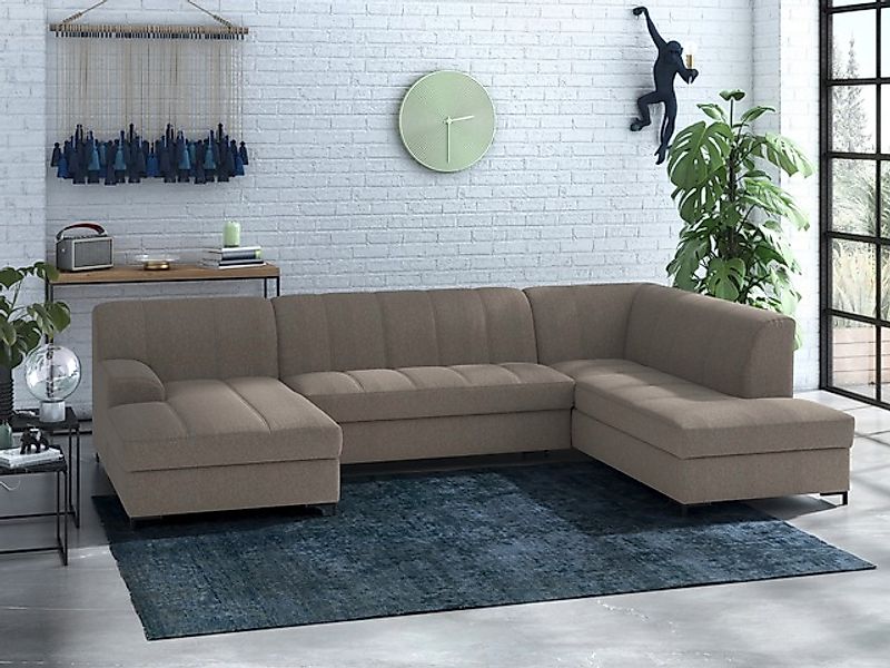 Home affaire Wohnlandschaft »Balme, moderne Formensprache, zeitloses Design günstig online kaufen