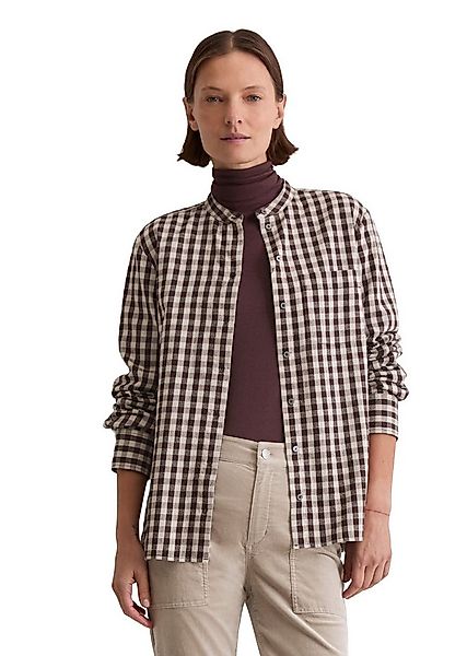 Marc O'Polo Karobluse regular fit aus softem Baumwoll-Flanell günstig online kaufen