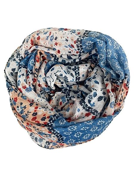 Taschen4life Loop leichter Damen Loop Schal, mit Streublümchen, vintage & m günstig online kaufen