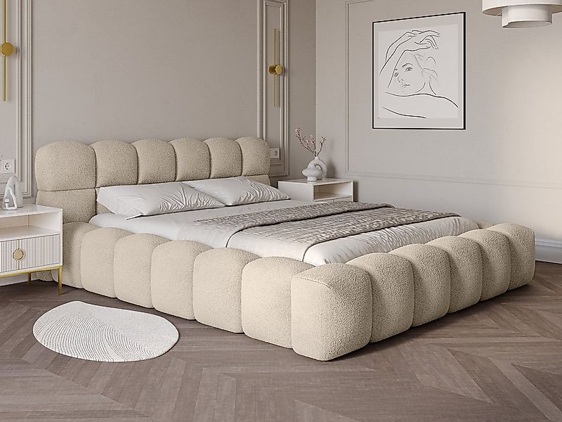 wonello Polsterbett Mira 1 (das Original), Bett mit Bettkasten und Lattenro günstig online kaufen