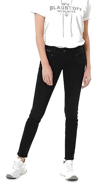 Herrlicher Slim-fit-Jeans Gila Slim Black Jeans aus Reused Denim günstig online kaufen
