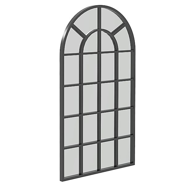HOMCOM Wandspiegel Flurspiegel mit Metallrahmen (Wohnzimmerspiegel, günstig online kaufen