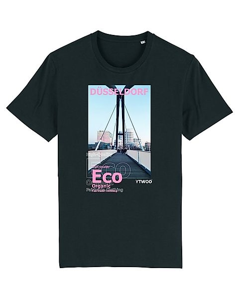 Ytwoo Unisex T-shirt Aus Bio Baumwolle | Düsseldorf Brücke Medienhafen günstig online kaufen