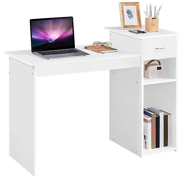 Yaheetech Schreibtisch, Computertisch mit Ablagefach und Schublade günstig online kaufen